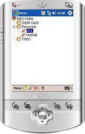 Notes for Pocket PC